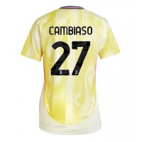 Fotbalové Dres Juventus Andrea Cambiaso #27 Dámské Venkovní 2024-25 Krátký Rukáv